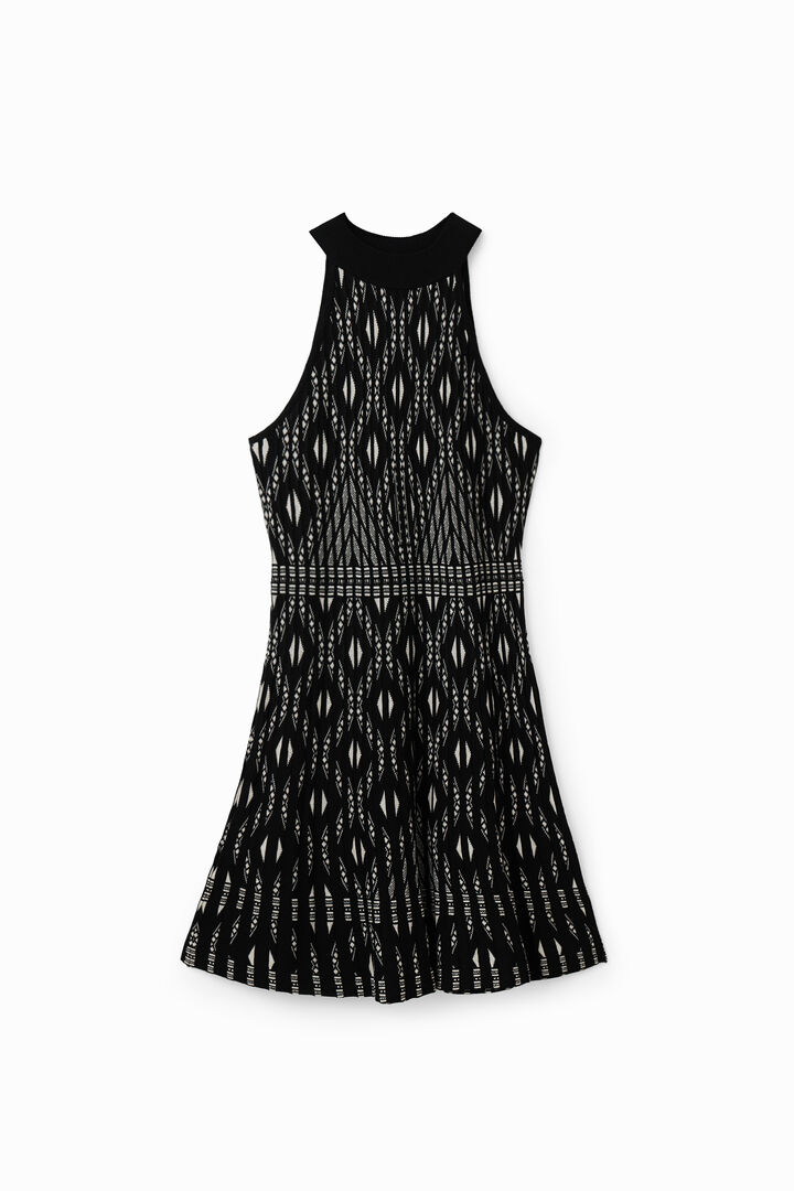 Vestit curt punt geomètric | Desigual