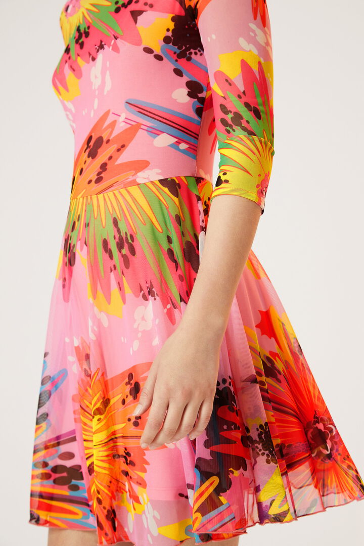 Short dress 3/4 sleeve | Desigual