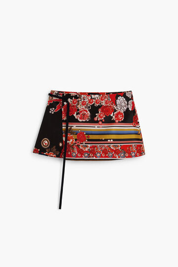 Falda mini estampada vintage | Desigual
