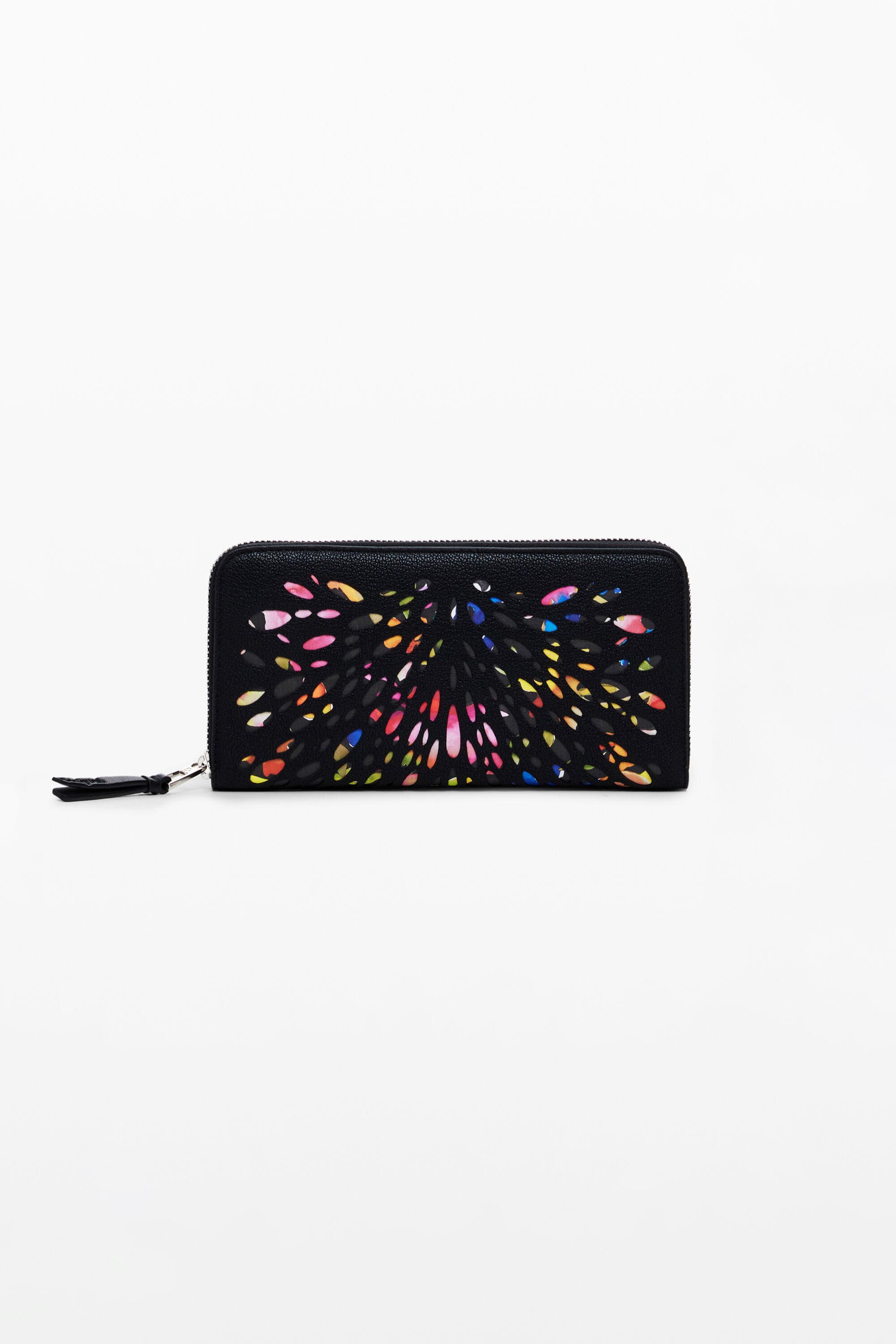【希少！！】 中型パンチング財布 Desigual.com I 女性用 二つ折り財布（小銭入れあり）