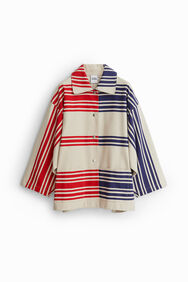 Hed Mayner oversize striped jacket | Desigual