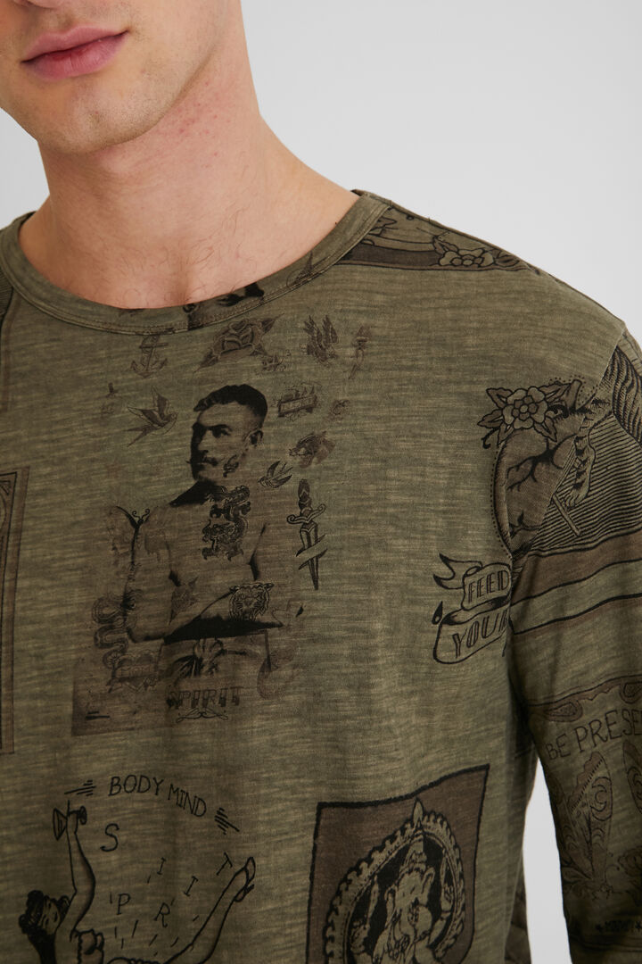 Baumwoll-Shirt im Regular Fit | Desigual