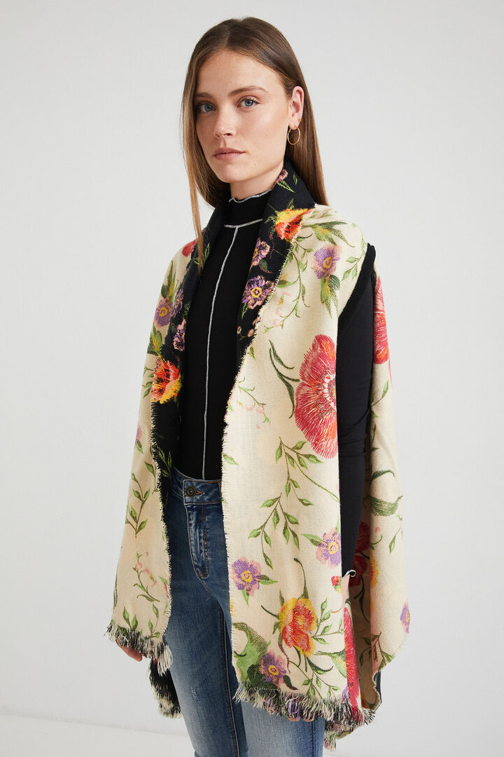 Chal reversible estampado | Desigual