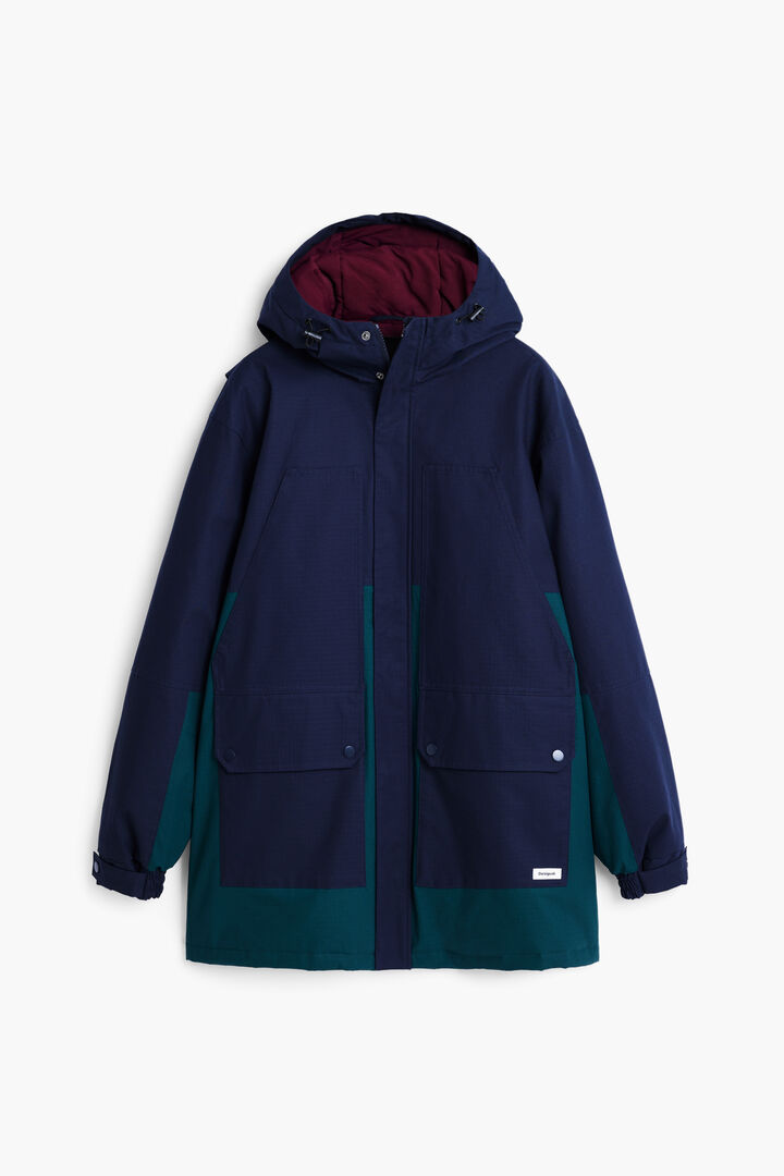 Zweifarbige Parka mit Kapuze | Desigual