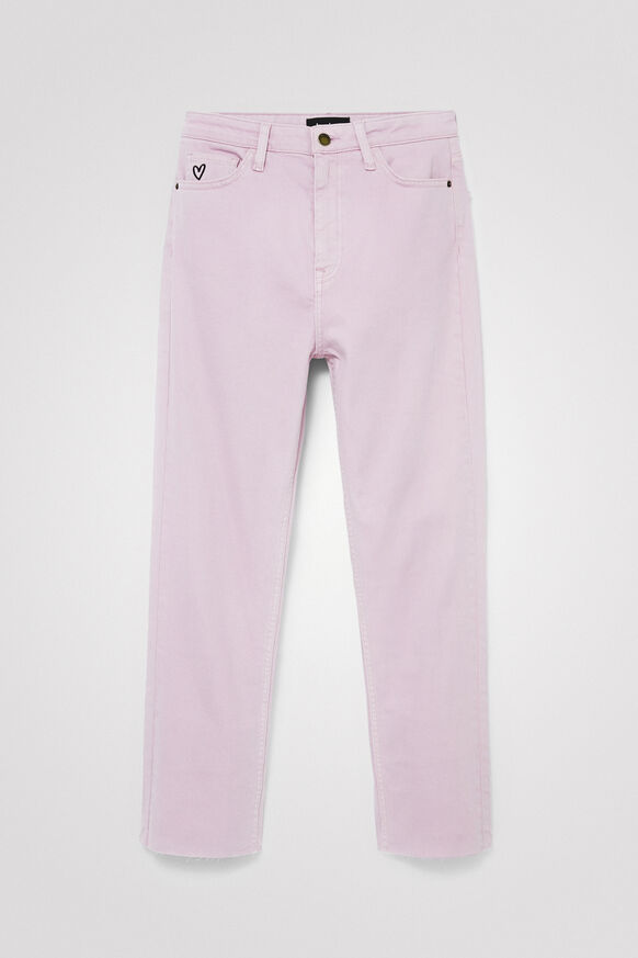 Gerade geschnittene Jeans in Lavendel | Desigual