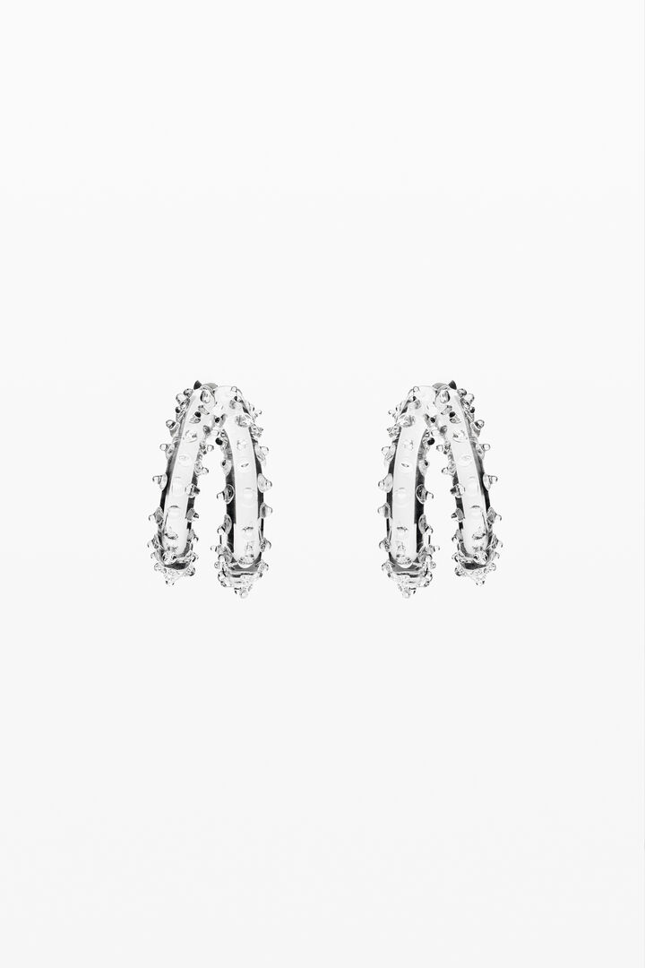 Pendientes aros cristal zalio
