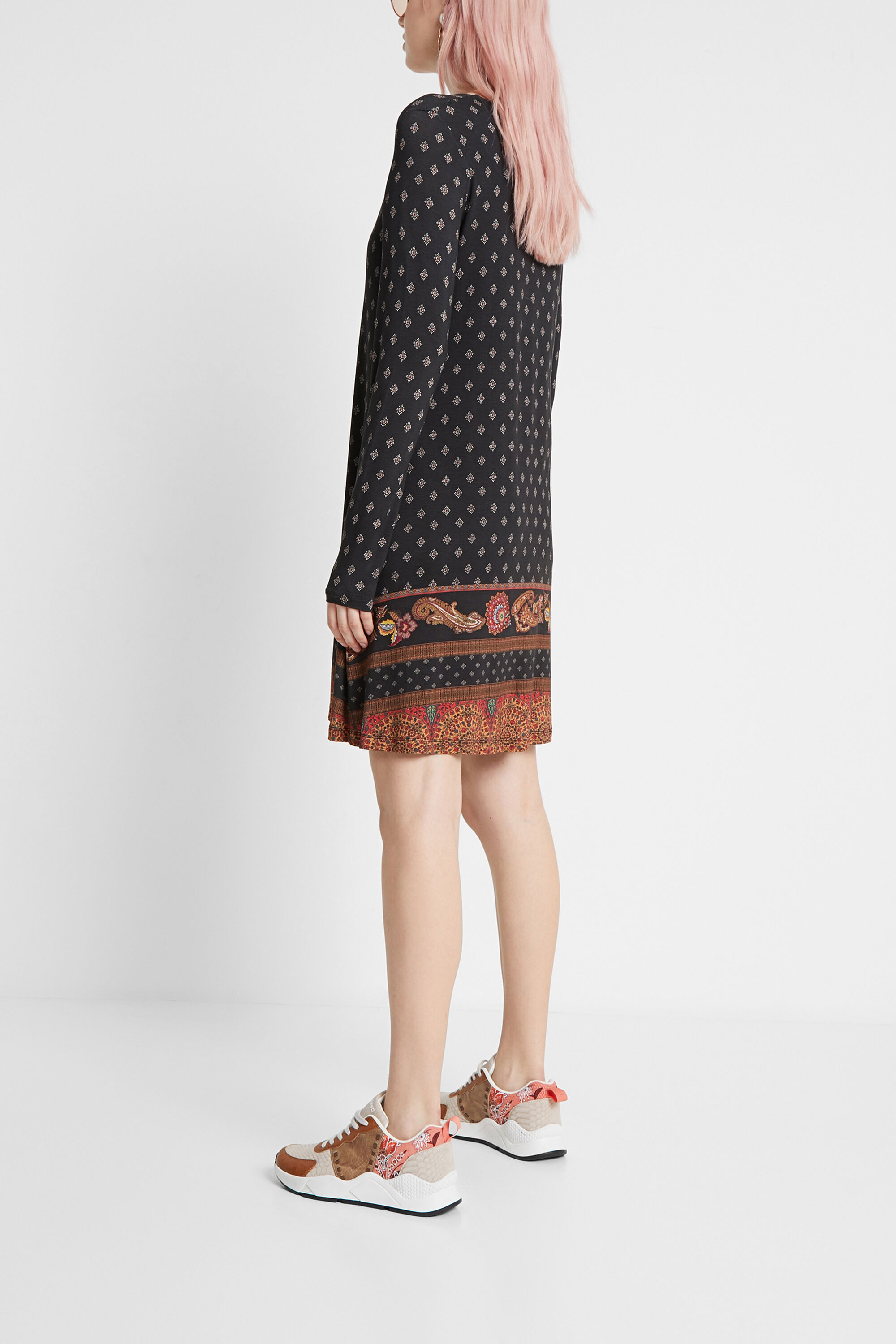Drop waist boho dress Desigual