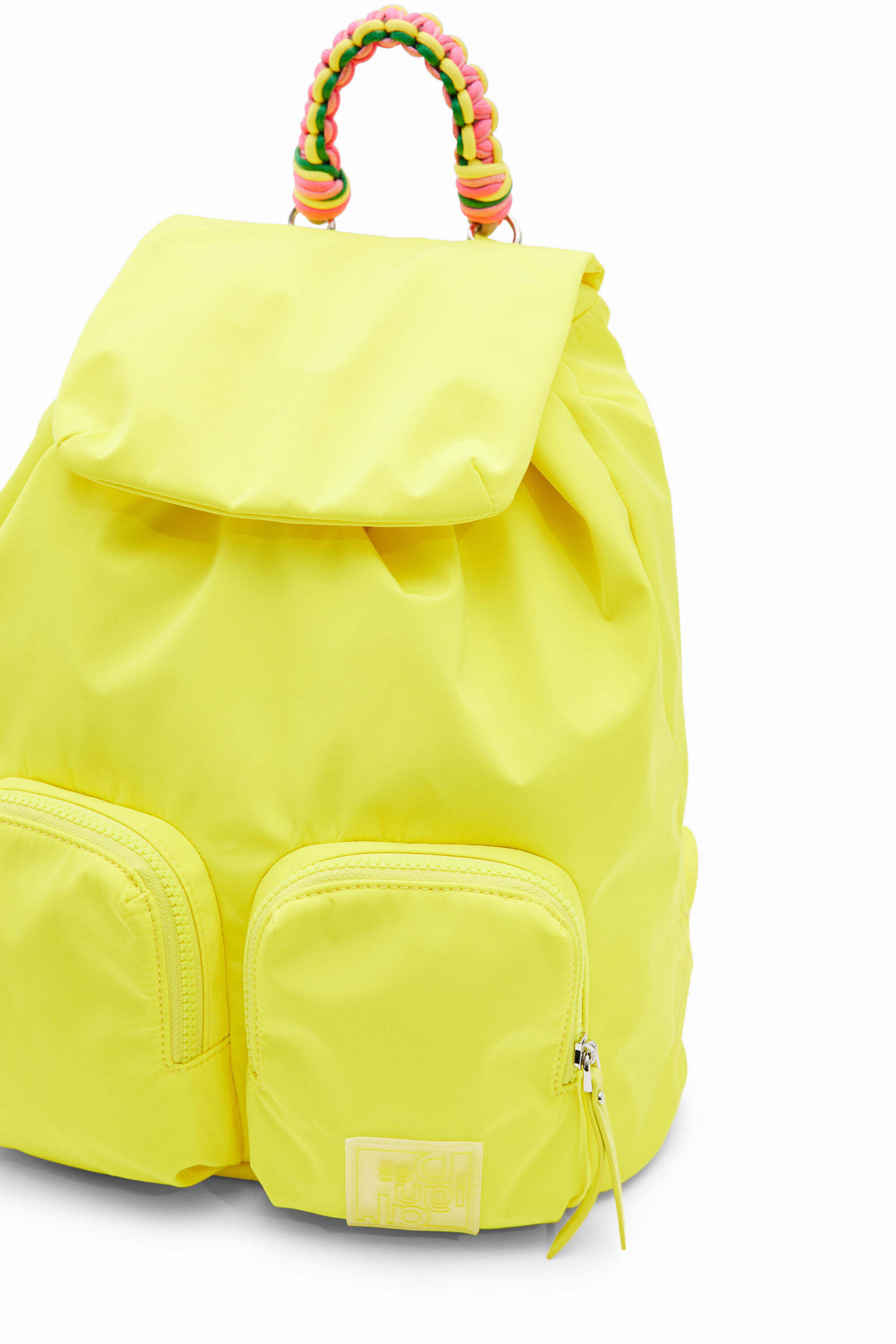 Mochila clearance amarilla desigual