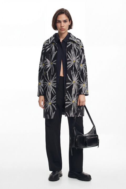 DAISY PRINT COAT