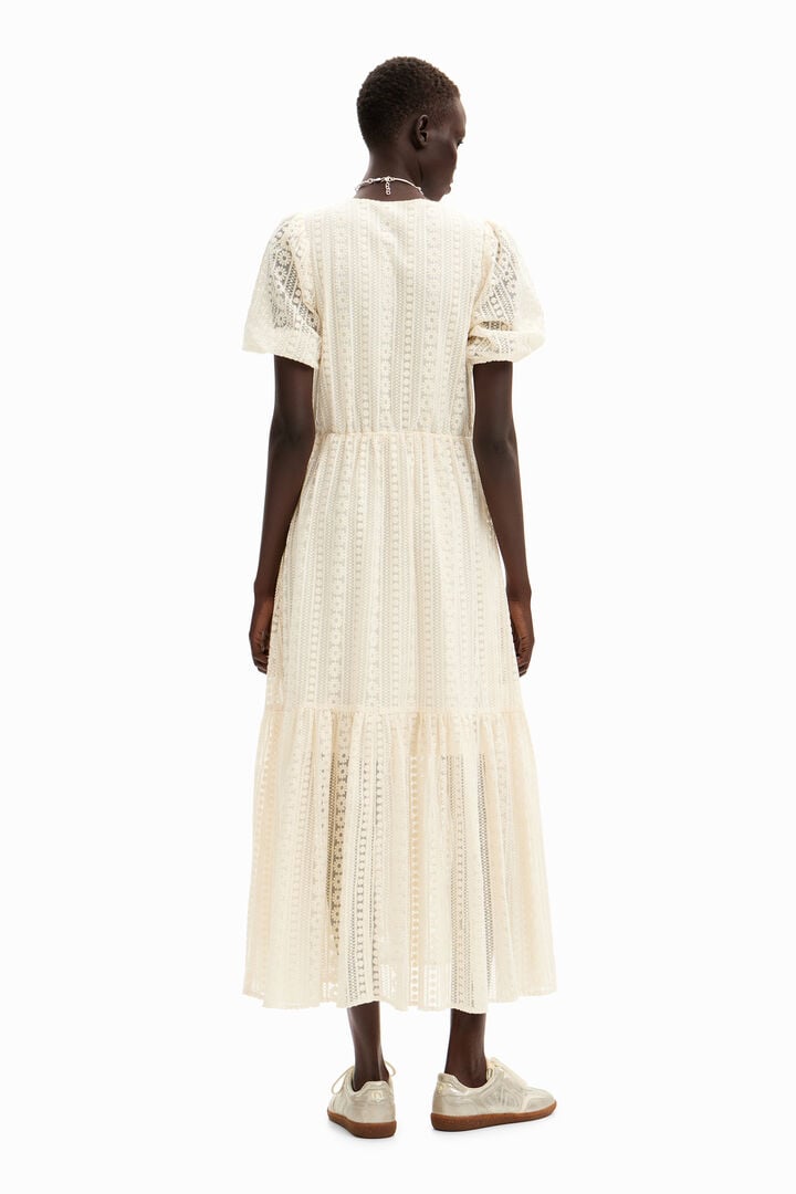Long embroidered dress | Desigual
