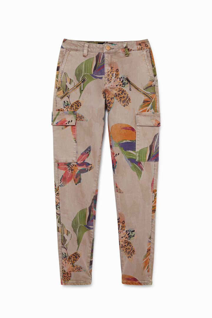 Pantalons cargo camoflower | Desigual