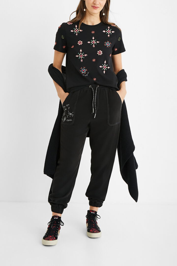 T-shirt bijoux 100% coton | Desigual