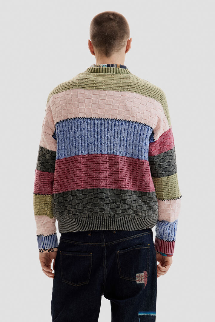 Stitch knit sweater | Desigual