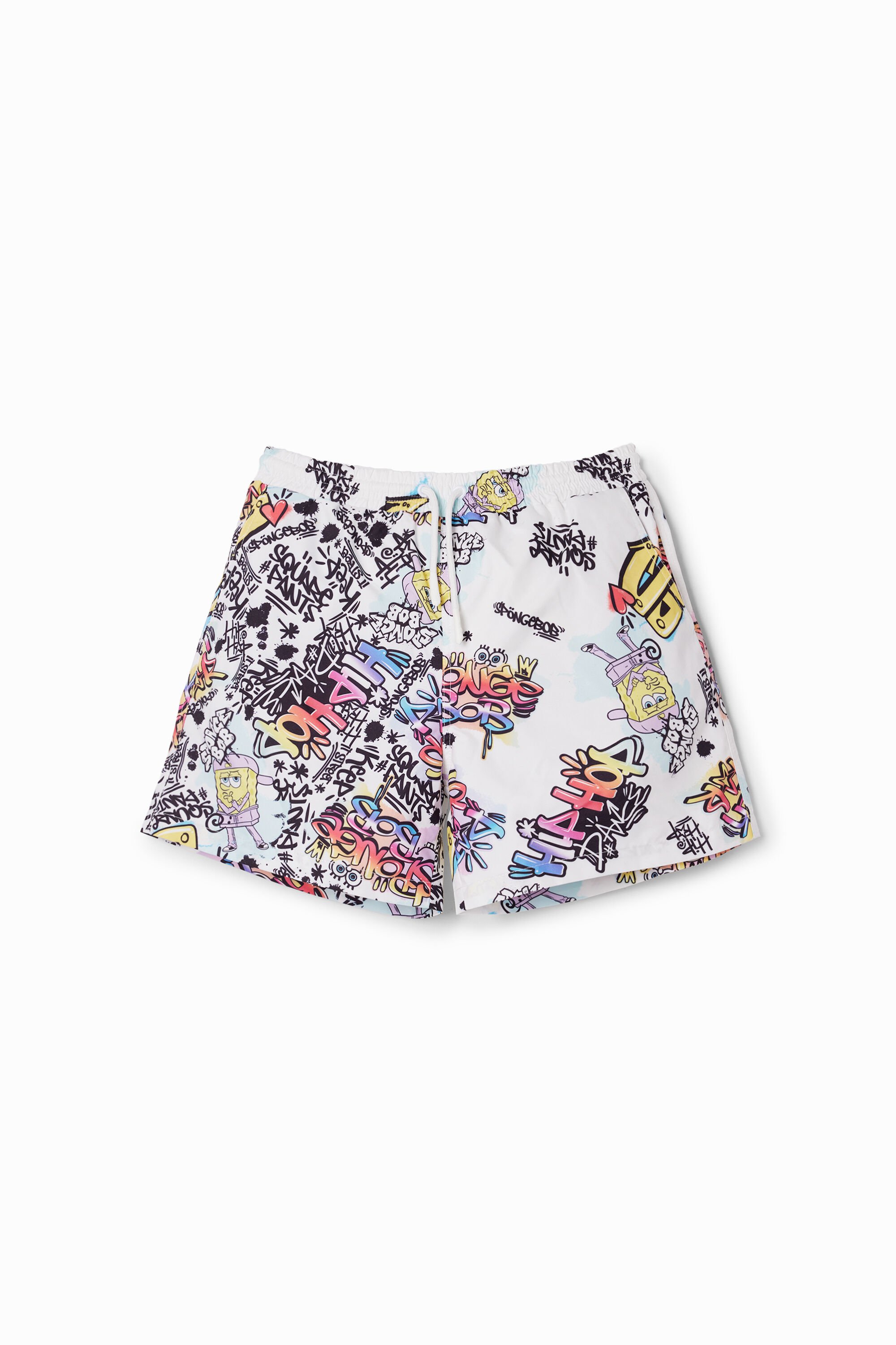 Desigual SpongeBob graffiti swim shorts