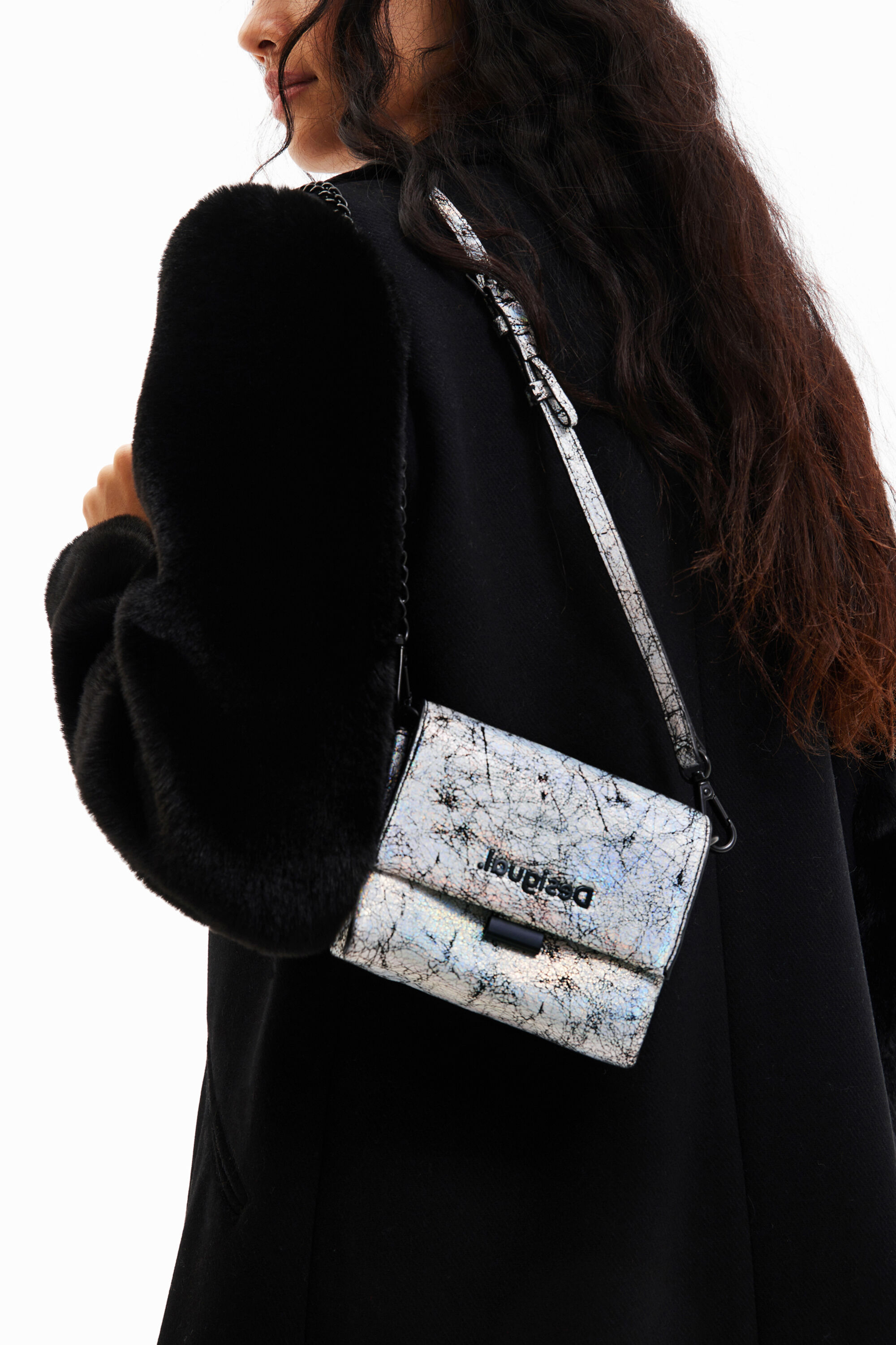 Sac hot sale desigual argenté