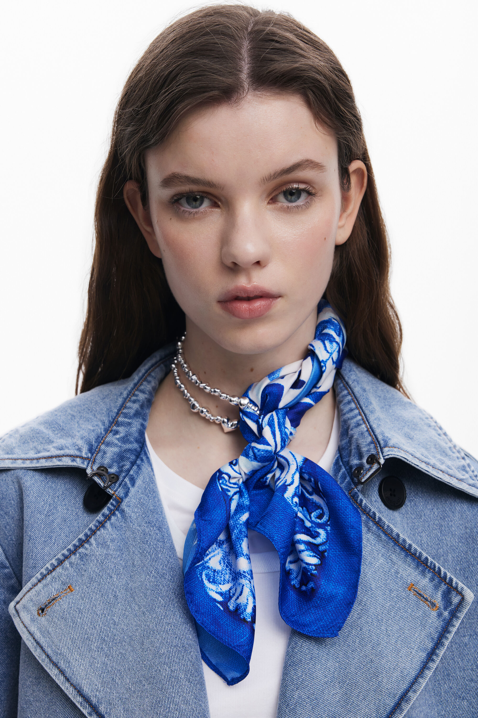Desigual ボンバージャケット ブルゾン スカーフ柄 クレイジーパターン Desigual（デシグアル）の「「Desigual/デシグアル」 総柄