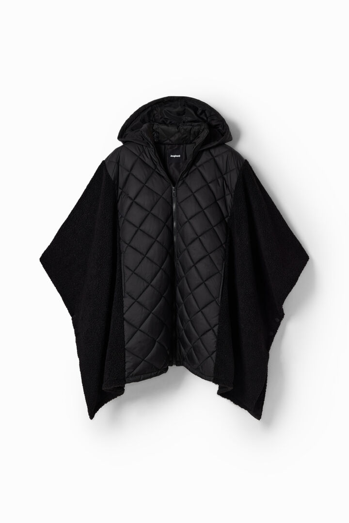 Poncho acolchado borreguillo | Desigual