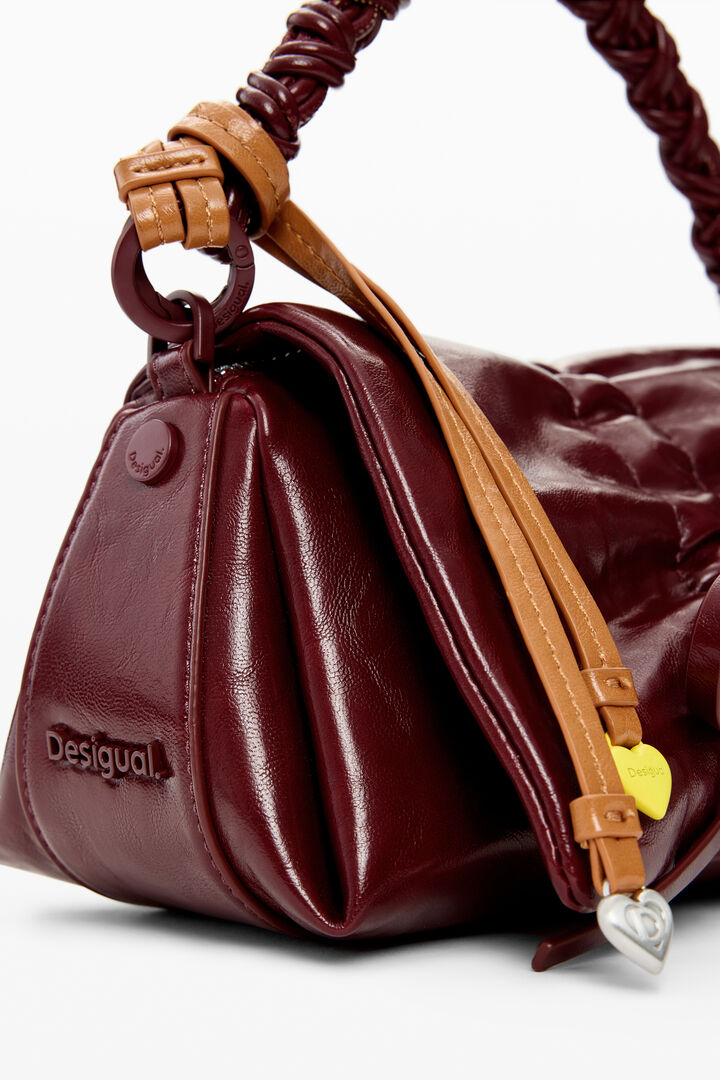 Bolso pequeño brillante lazo | Desigual