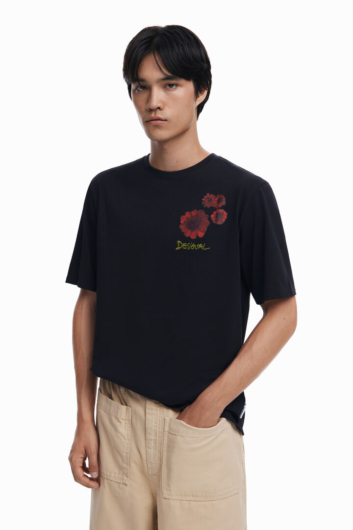 Camiseta estampado flores | Desigual