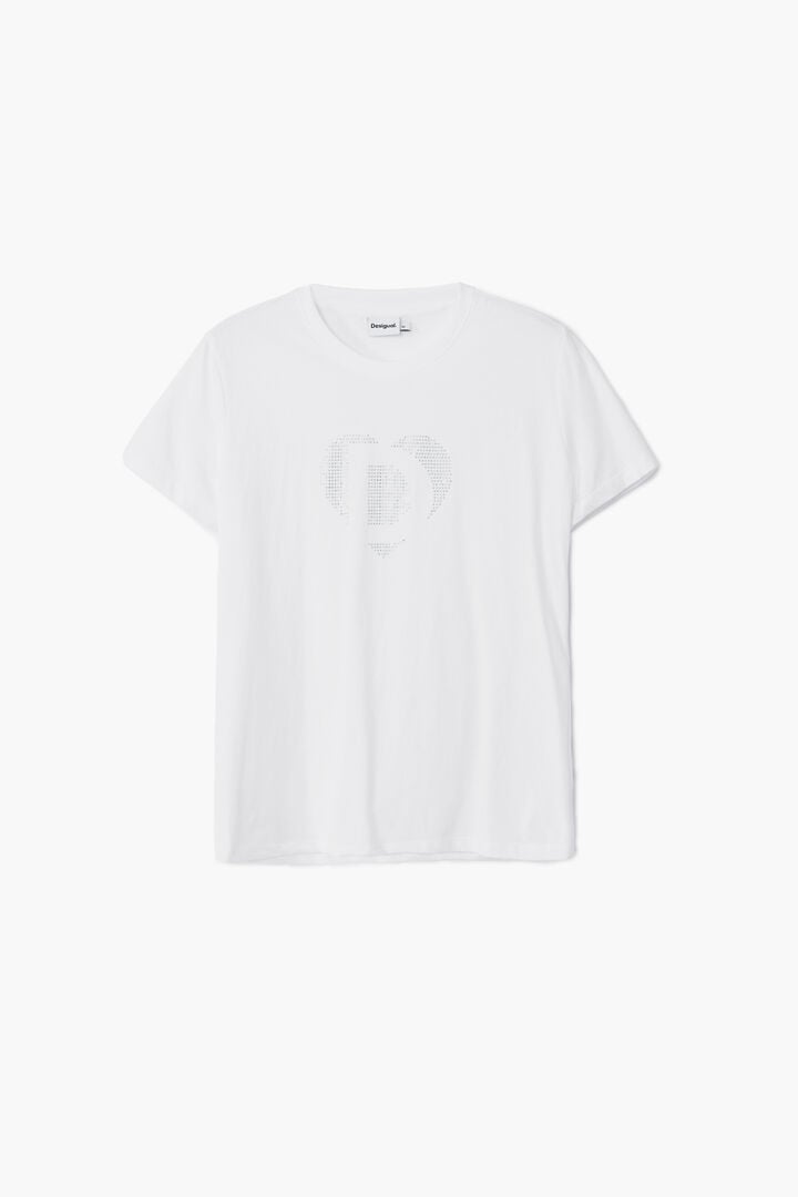 Camiseta imagotipo strass | Desigual