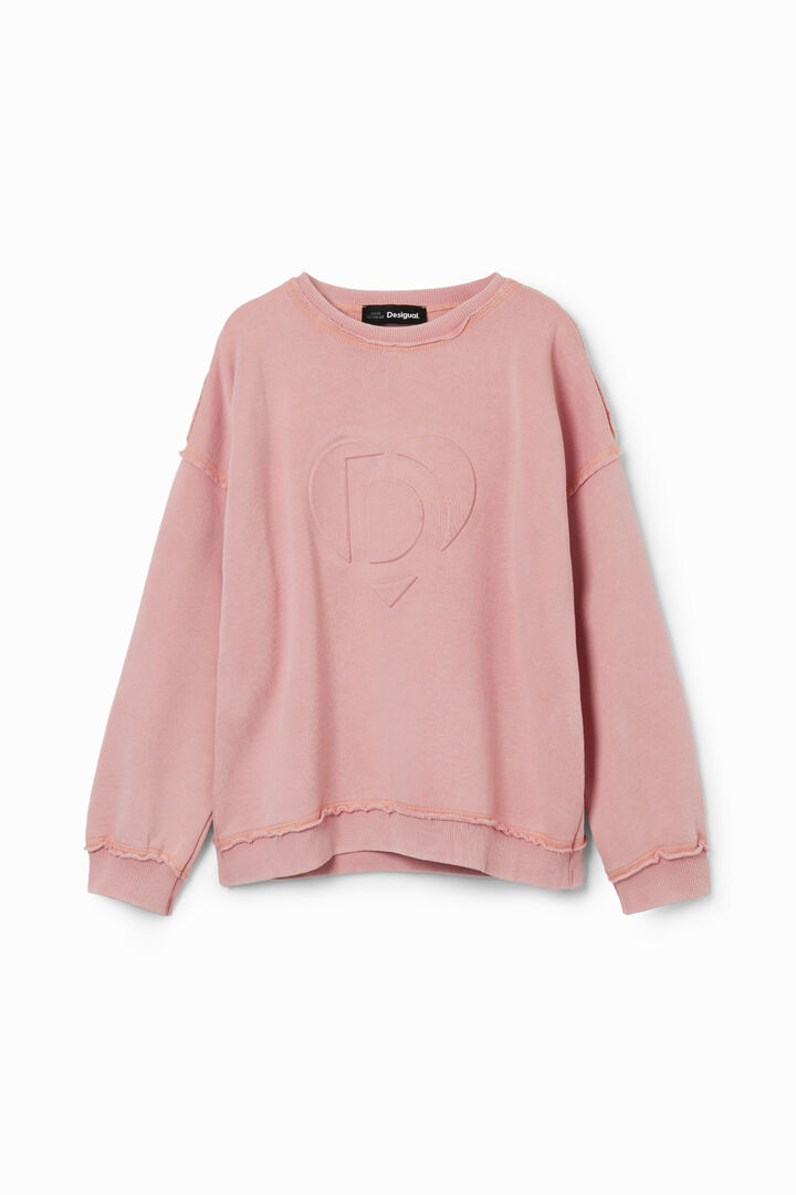 Sudadera imagotipo relieve | Desigual