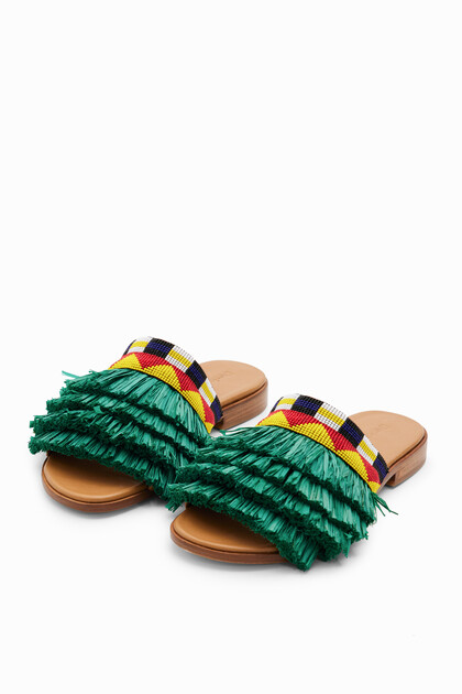 Sandales cuir Stella Jean