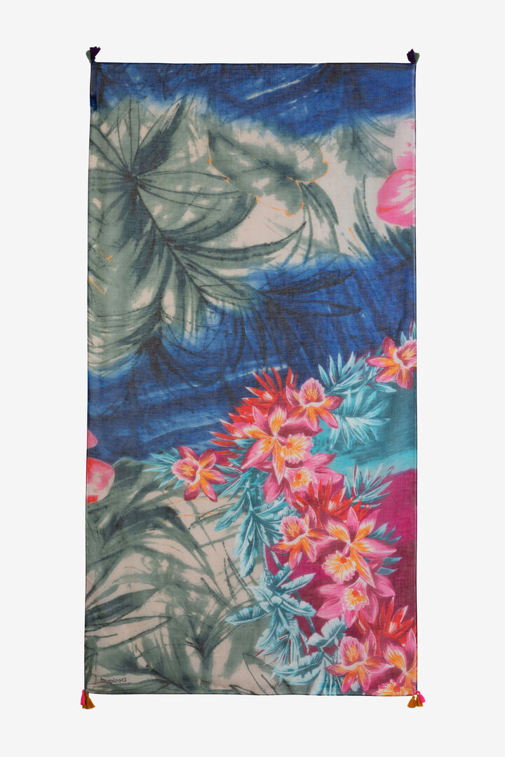 Hawaiian floral foulard | Desigual