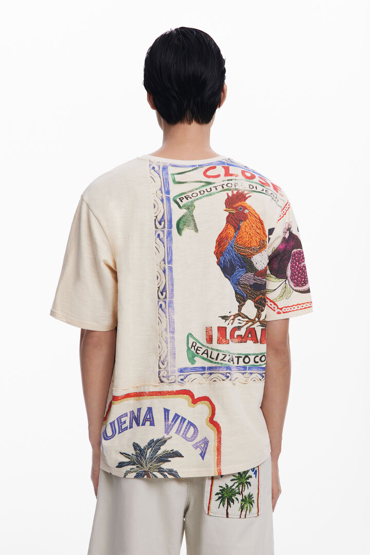 BuenaVida postcard T-shirt | Desigual