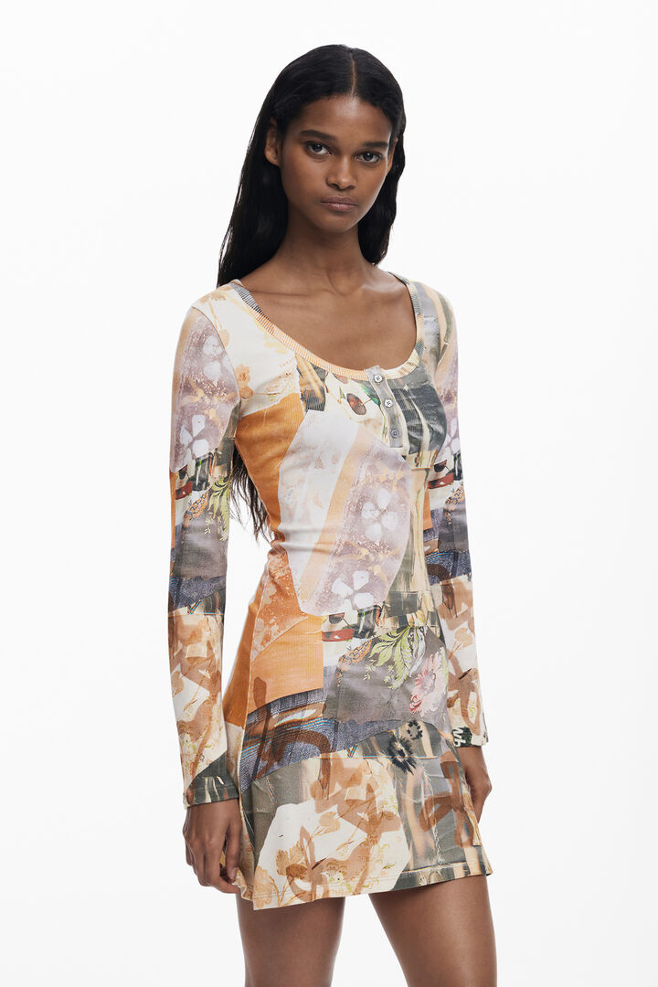 Térvágásos ruha | Desigual