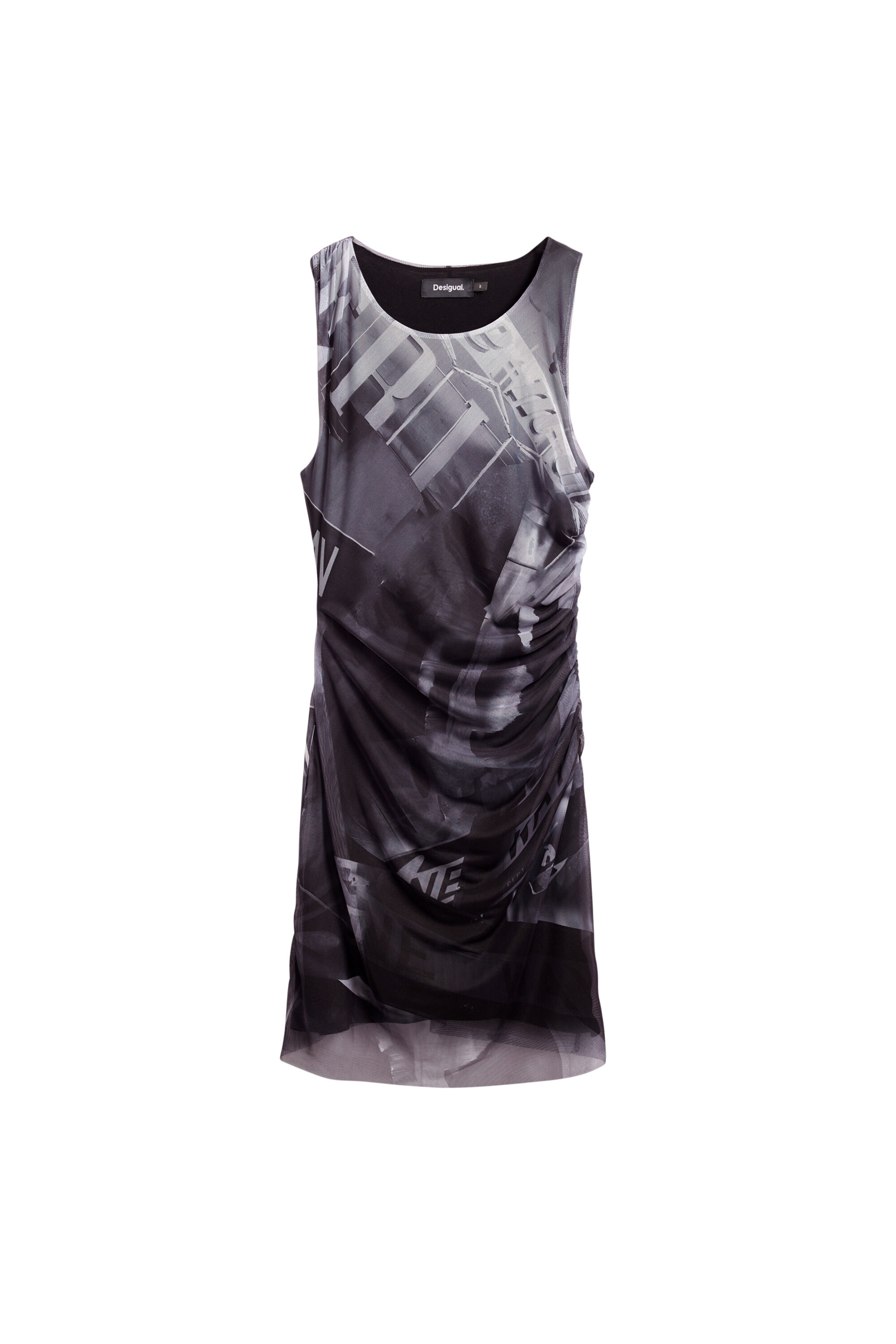 Draped mini dress