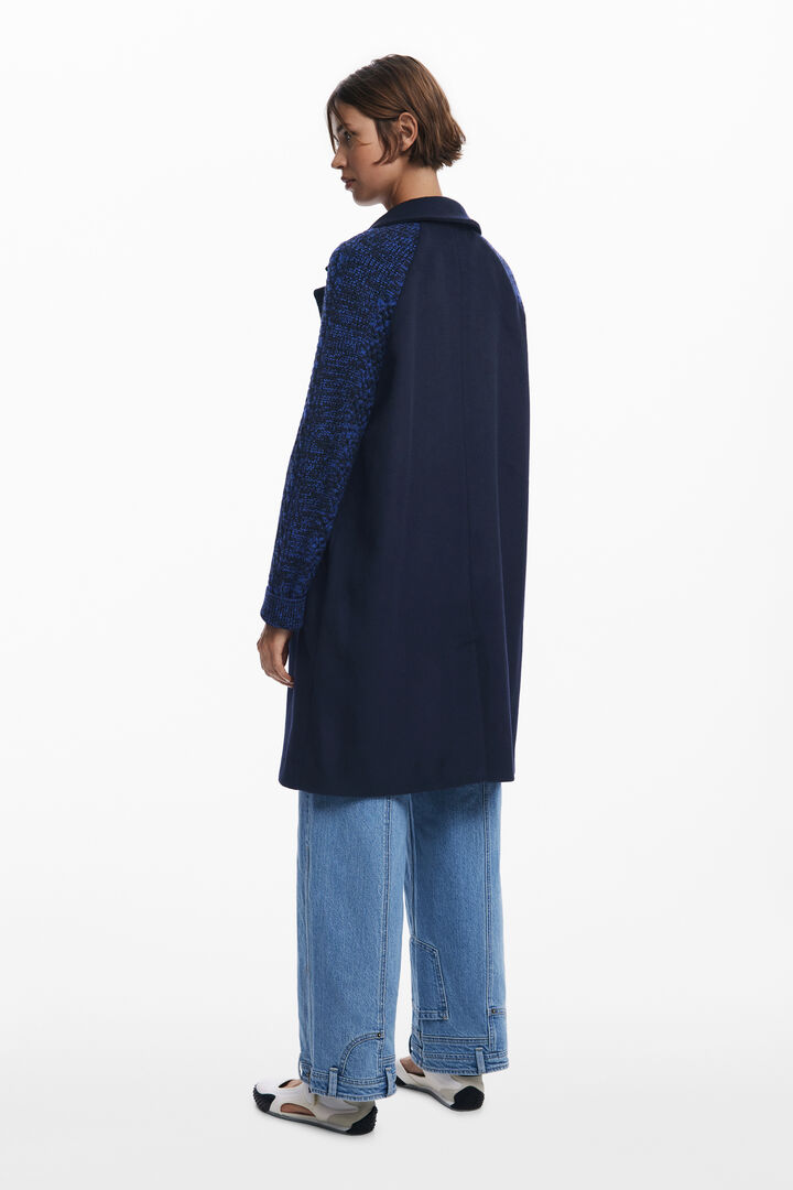 Manteau en laine combiné | Desigual