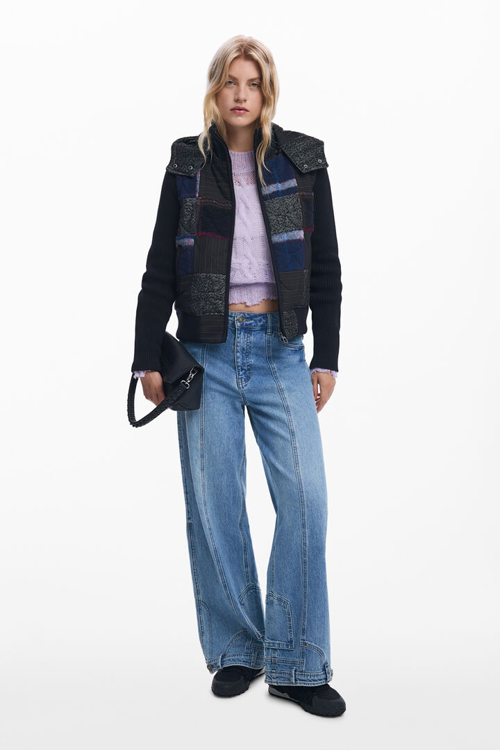 Detachable padded jacket