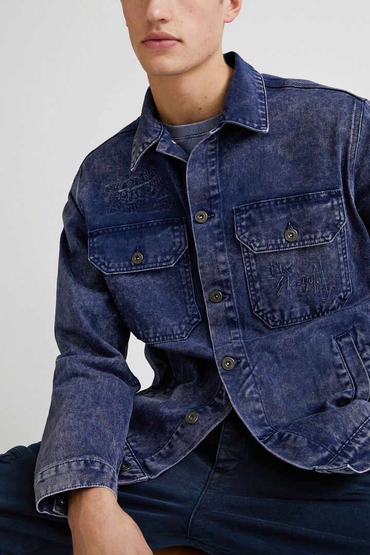Giacca di jeans lavaggio consumato | Desigual
