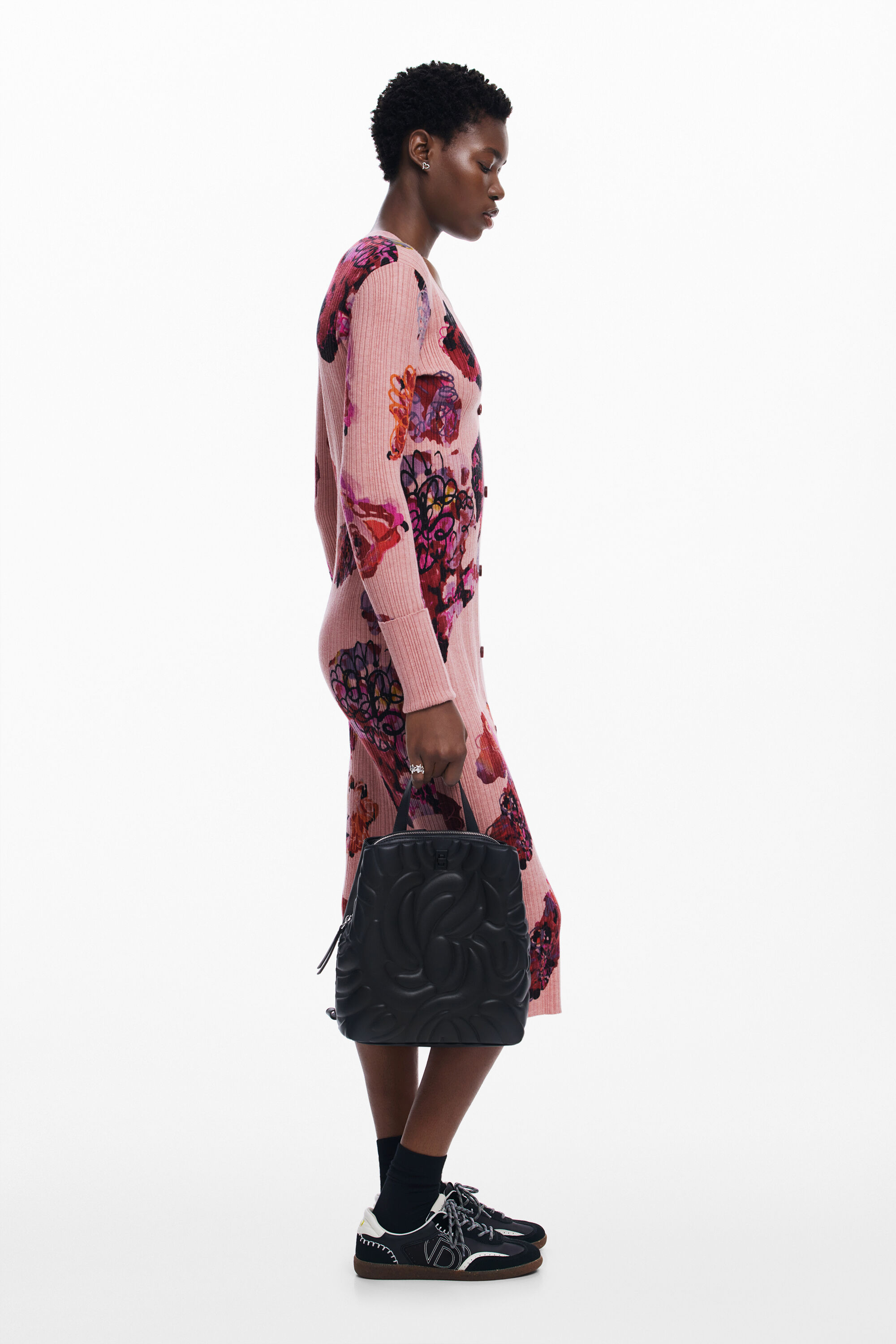 Mini sac a dos fleurs geometriques pour femme I Desigual