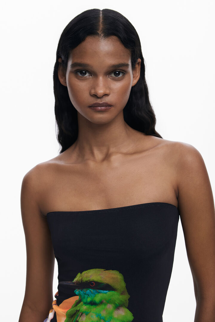 Strapless dress | Desigual