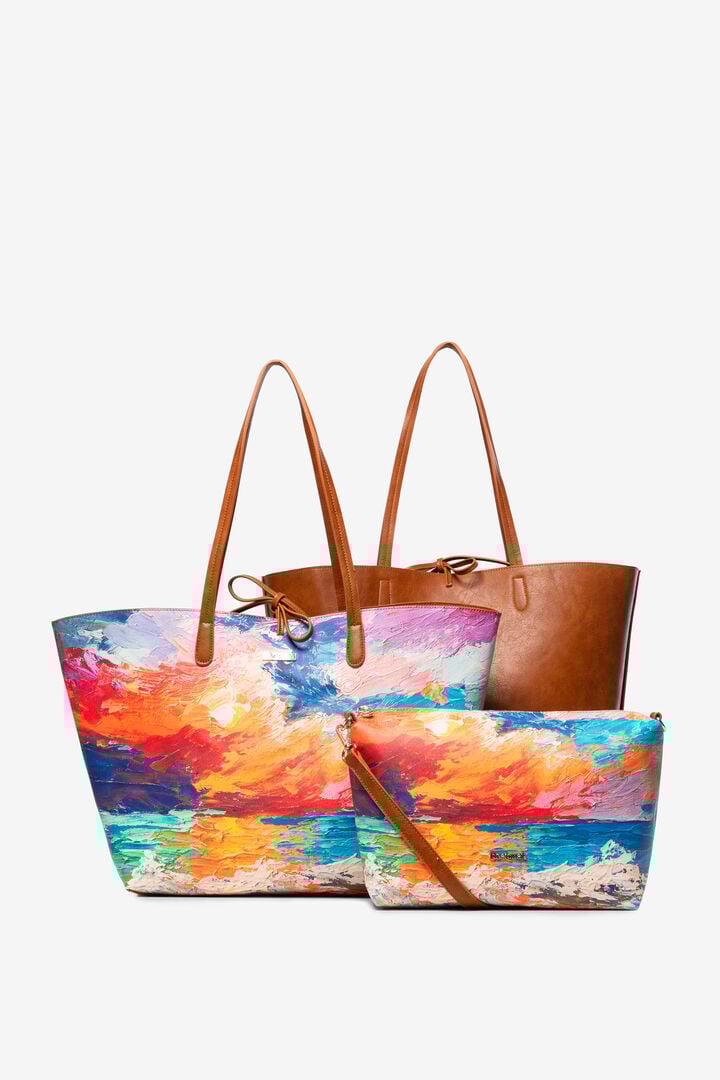 Reversible Beach Bag Capri | Desigual