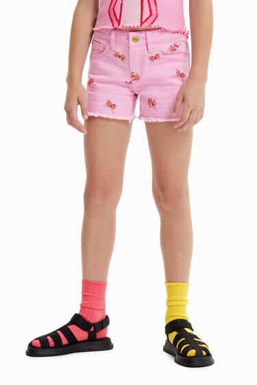 Shorts texans Pantera Rosa | Desigual
