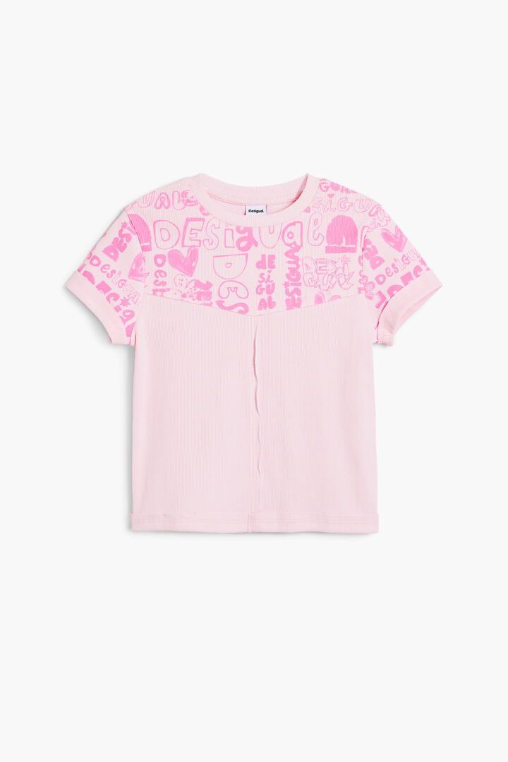 T-shirt avec lettrage | Desigual
