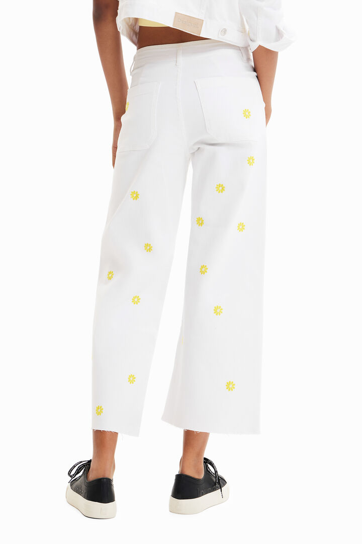 Jeans culotte cropped margherita | Desigual