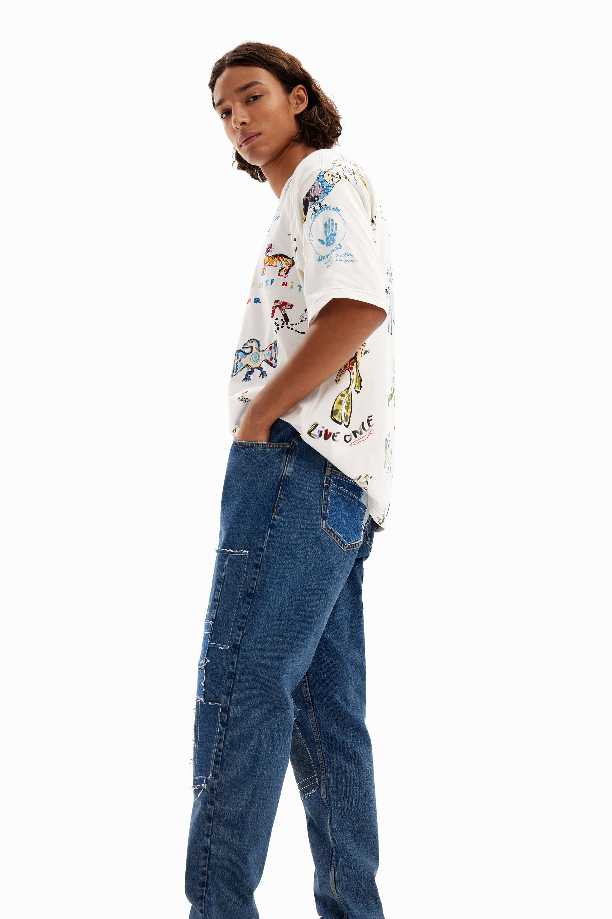 Desigual baggy jeans 2025