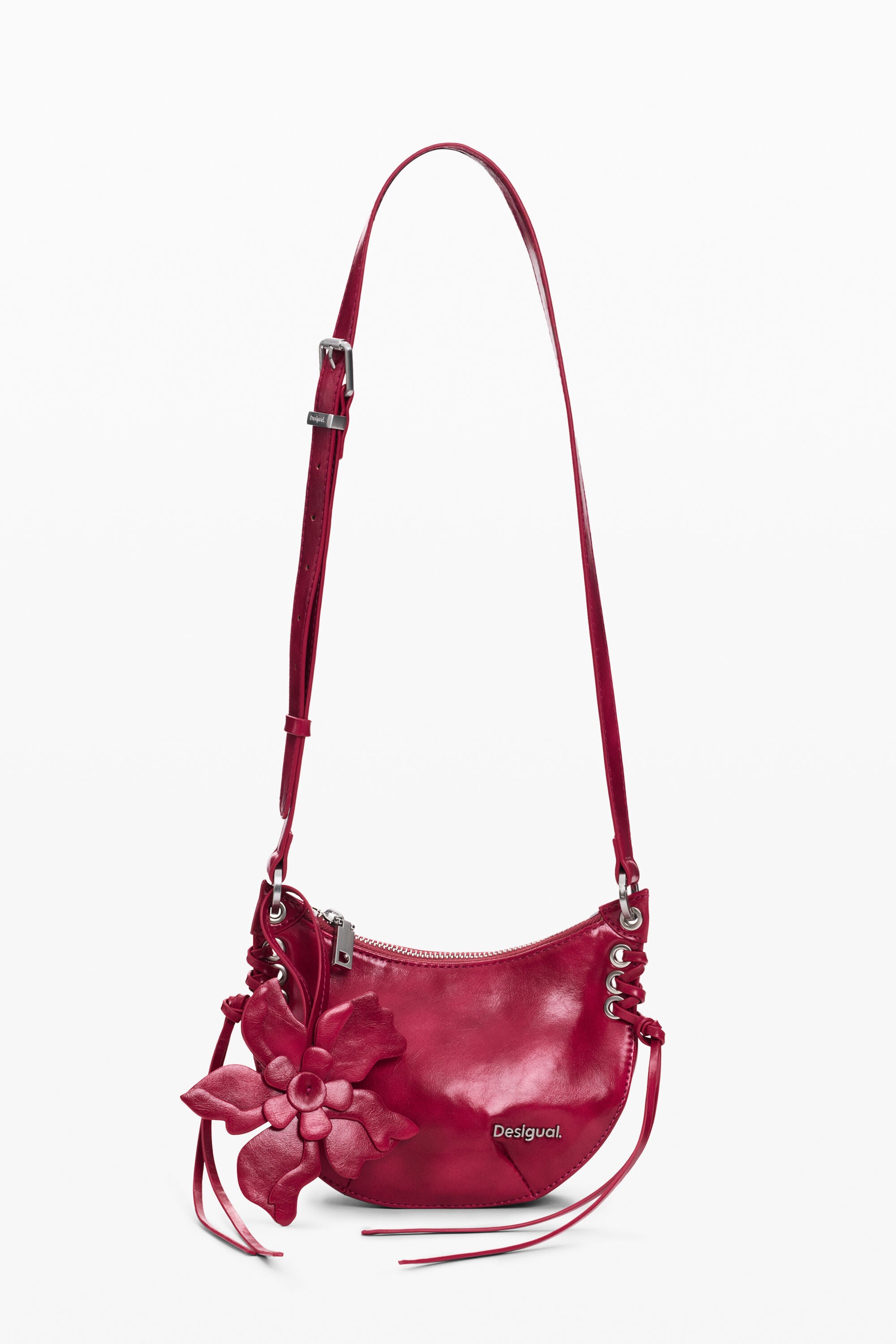 Monedero Bandolera Flor Grande