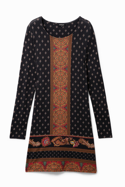 Drop waist boho dress