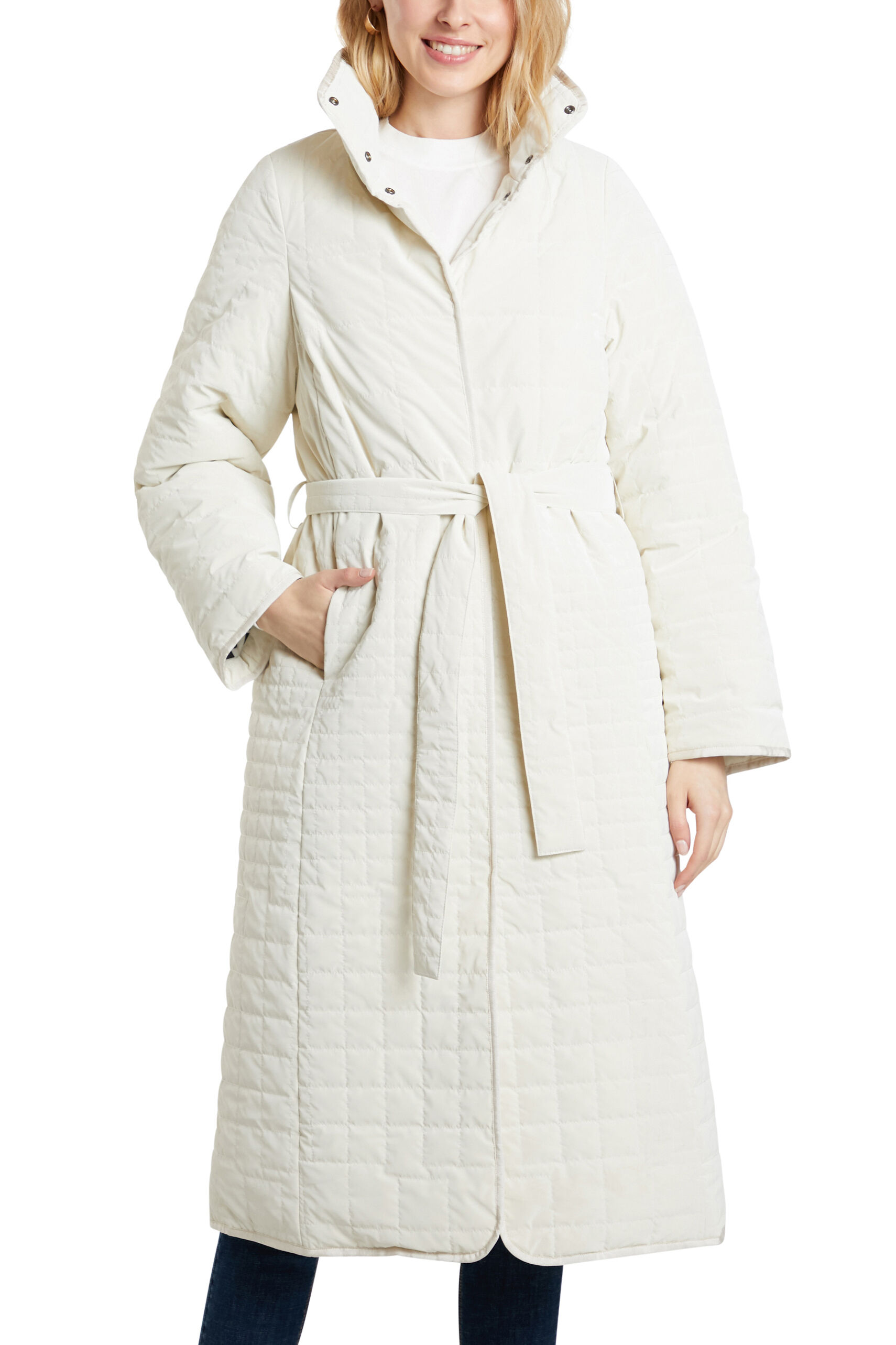 Manteau blanc desigual discount
