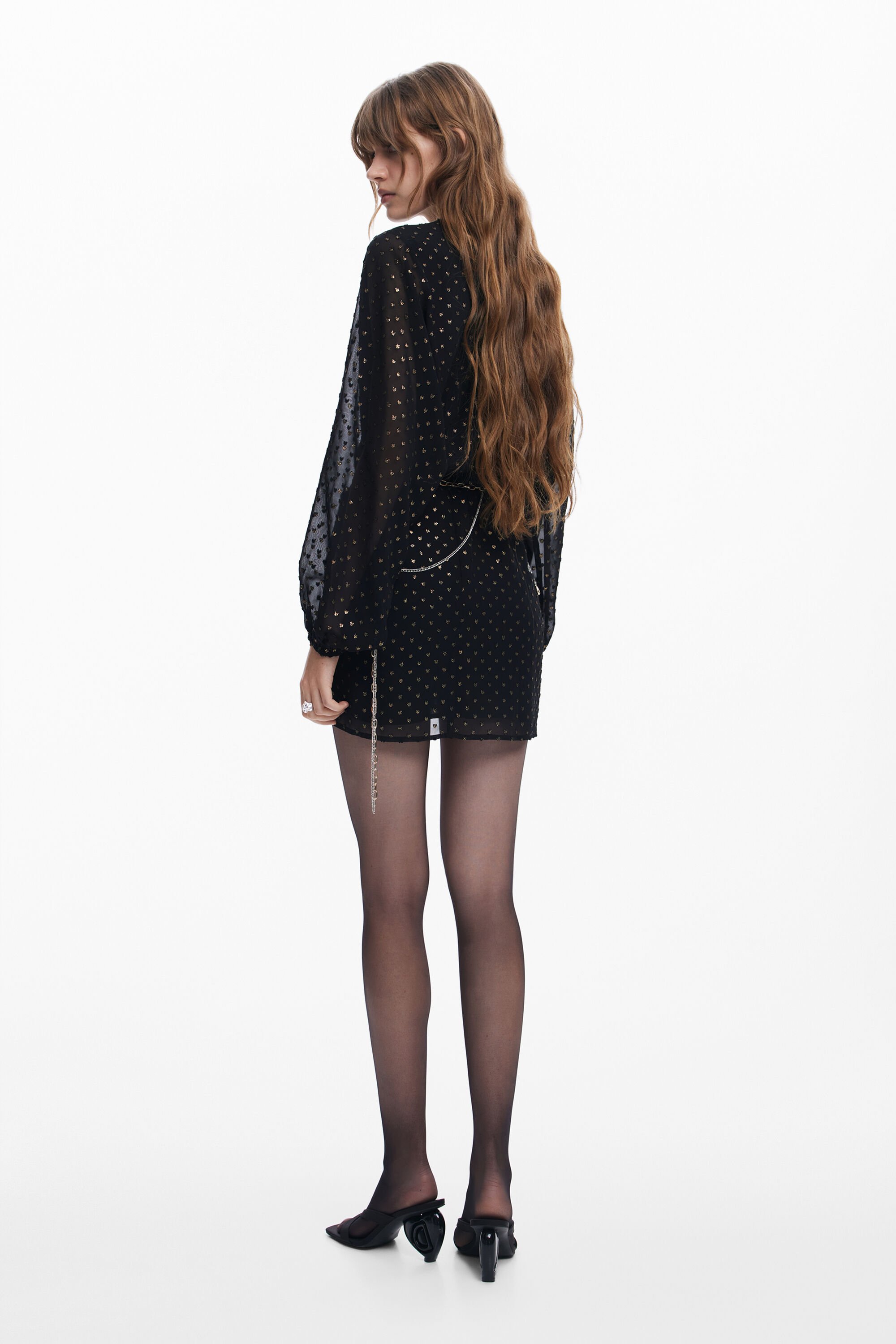 Desigual black lace dress sale