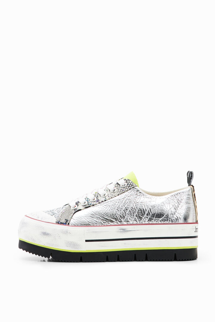Sneakers basse plateau patch | Desigual