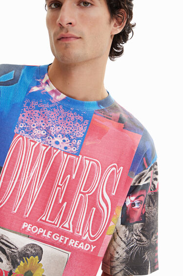 Samarreta oversize collage | Desigual