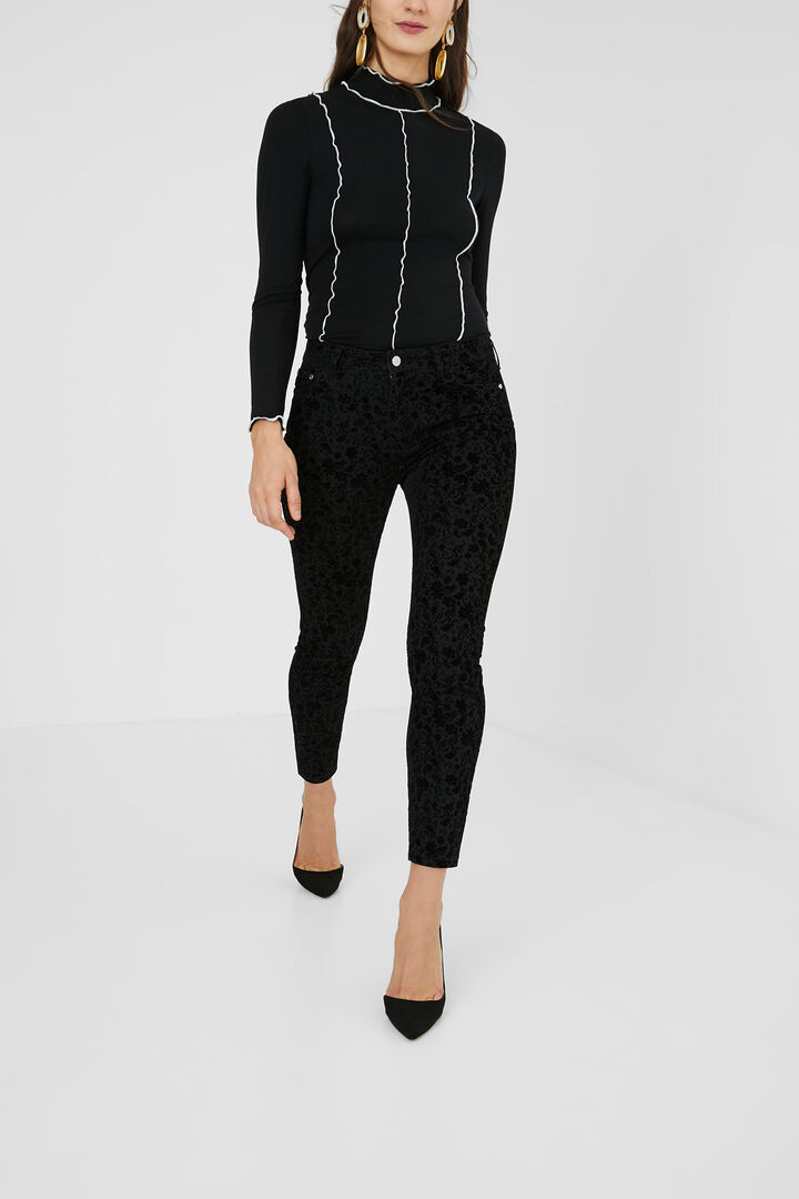 Skinny cropped jeans | Desigual
