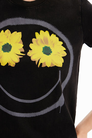 Camiseta Smiley® flores | Desigual