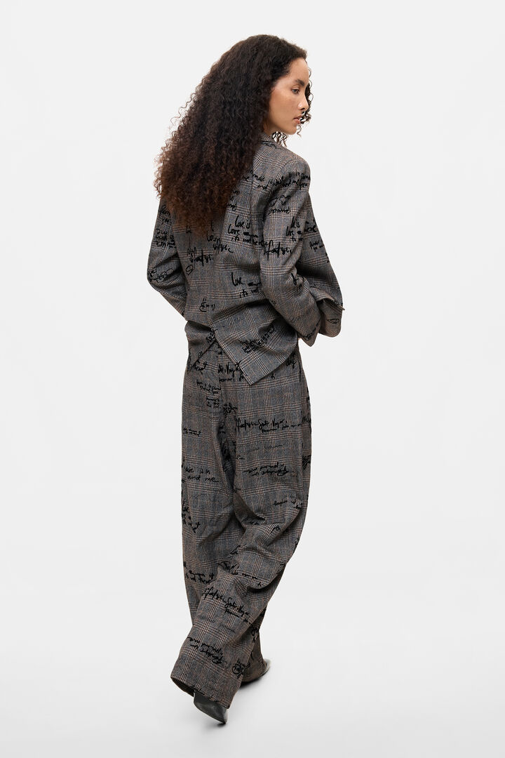 Lange karohose