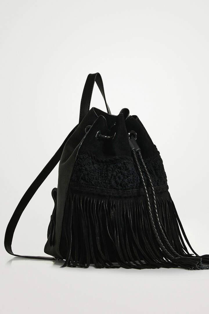 Sac à dos cuir franges | Desigual